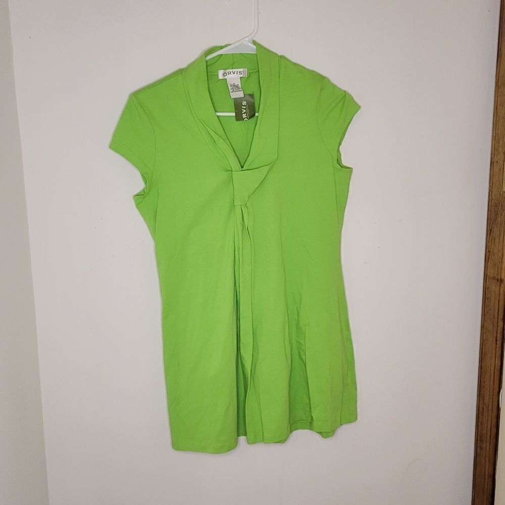 Orvis Women's Top Lime Green Shirt - Size (S) - NWT